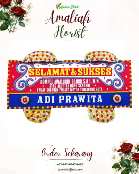 Papan Bunga Ucapan Selamat Kalangbret