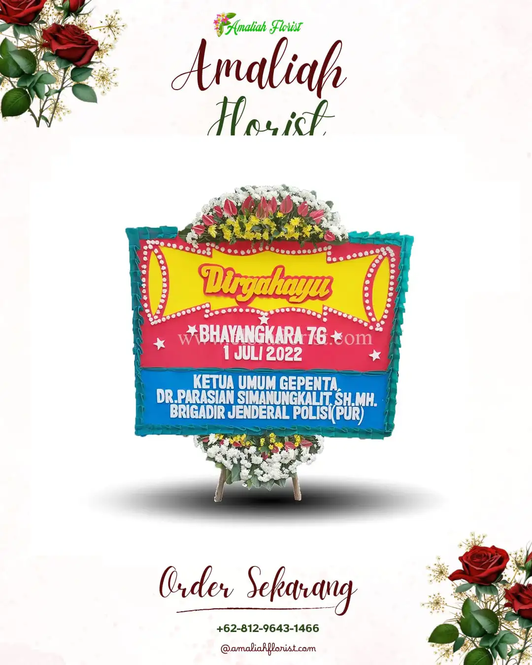 Papan Bunga HUT Ulang Tahun Kalangbret